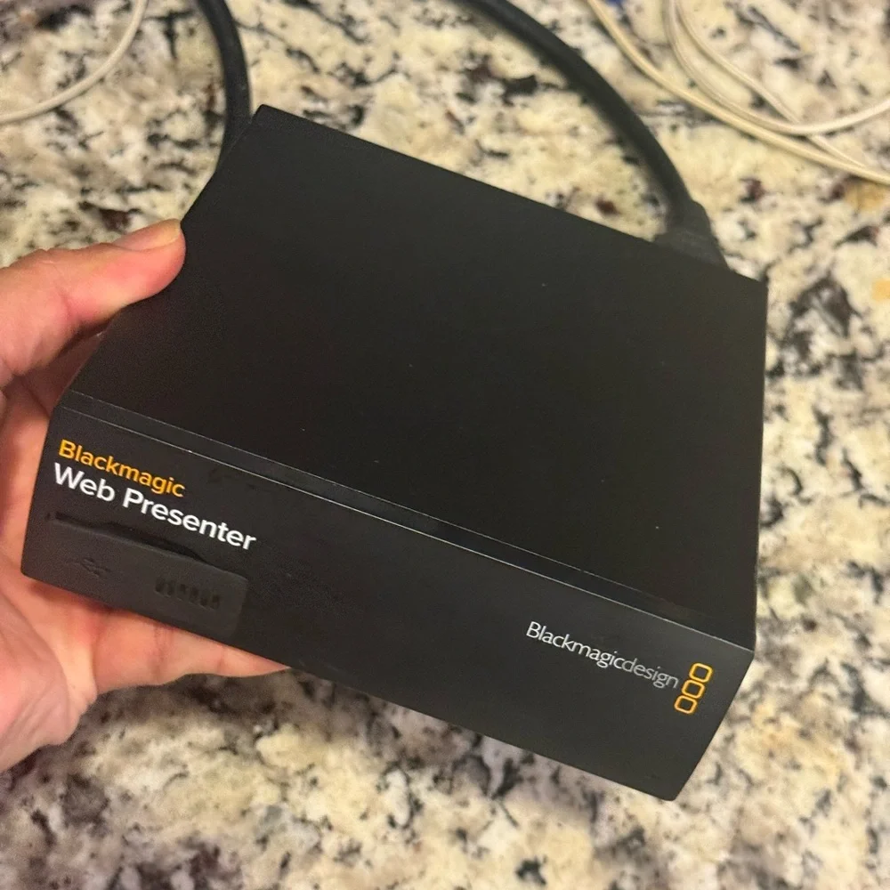 Blackmagic Web Presenter Digital Video Capture Device - Black